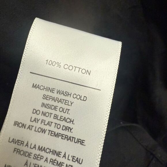 Joes black quarter sleeve blouse size medium - Picture 3 of 5